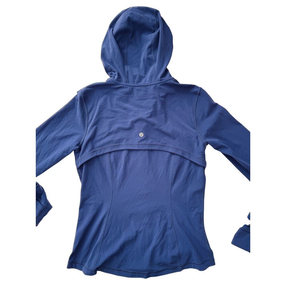 Lululemon nightsea blue hooded define jacket - size 12 - Picture 3 of 5
